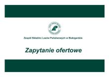 Zapytanie ofertowe - Wydruki poligraficzne